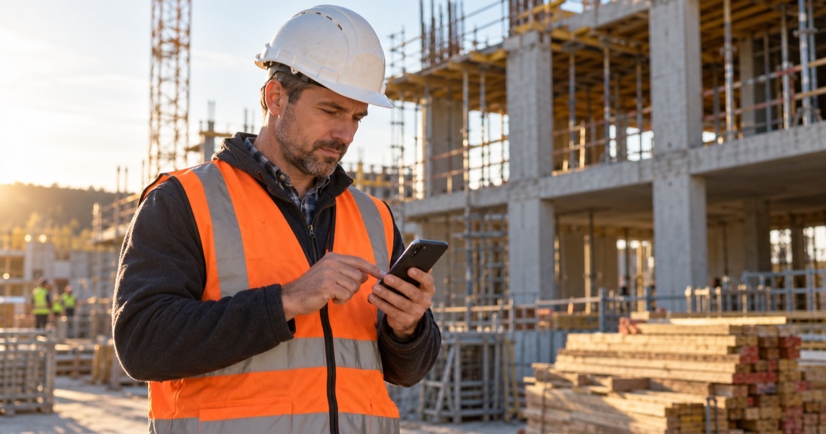 Bautagebuch App: den Tag von der Baustelle ins Büro bringen, bevor er vorbei ist